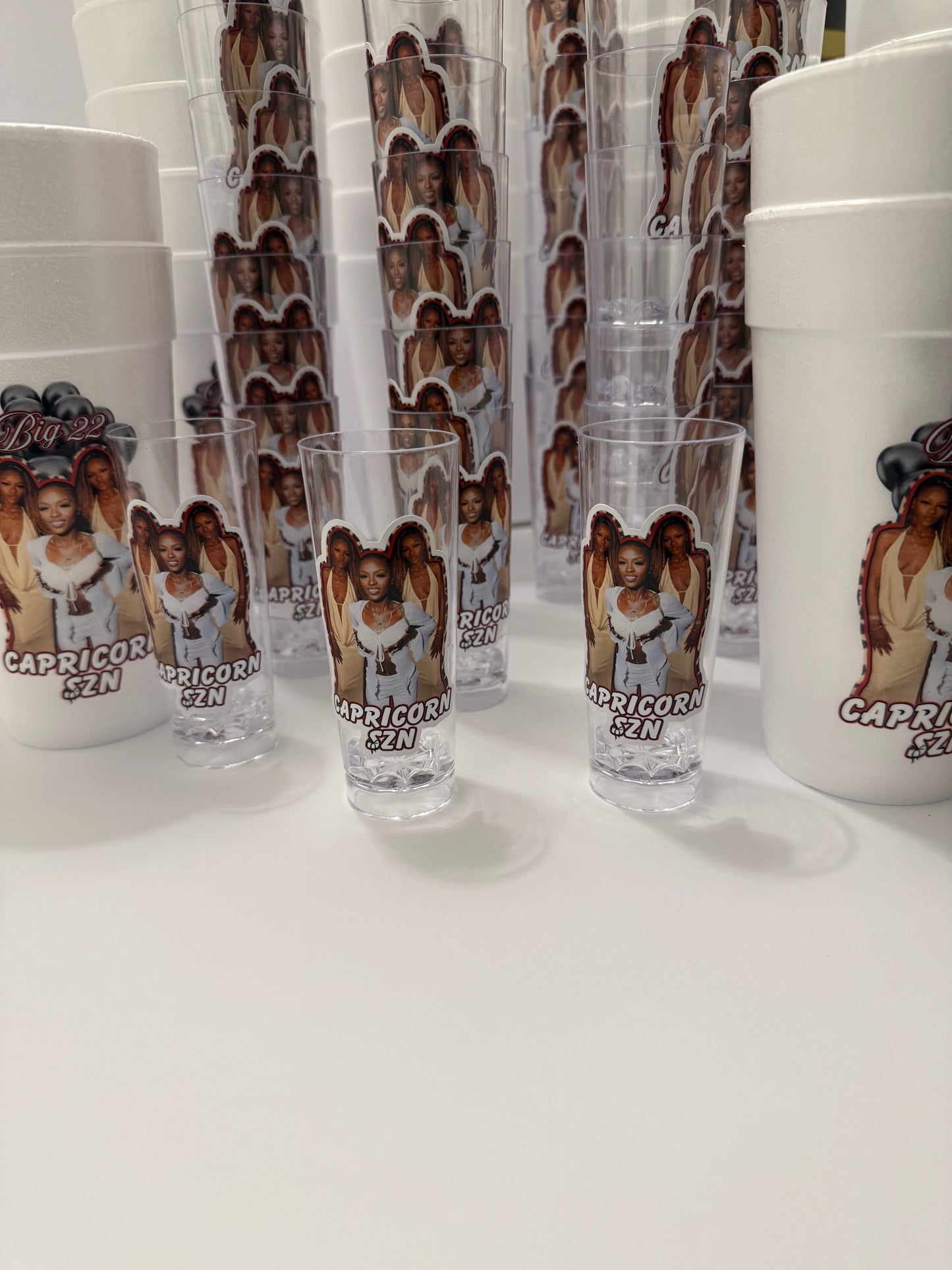 Custom Plastic Shot Glasses