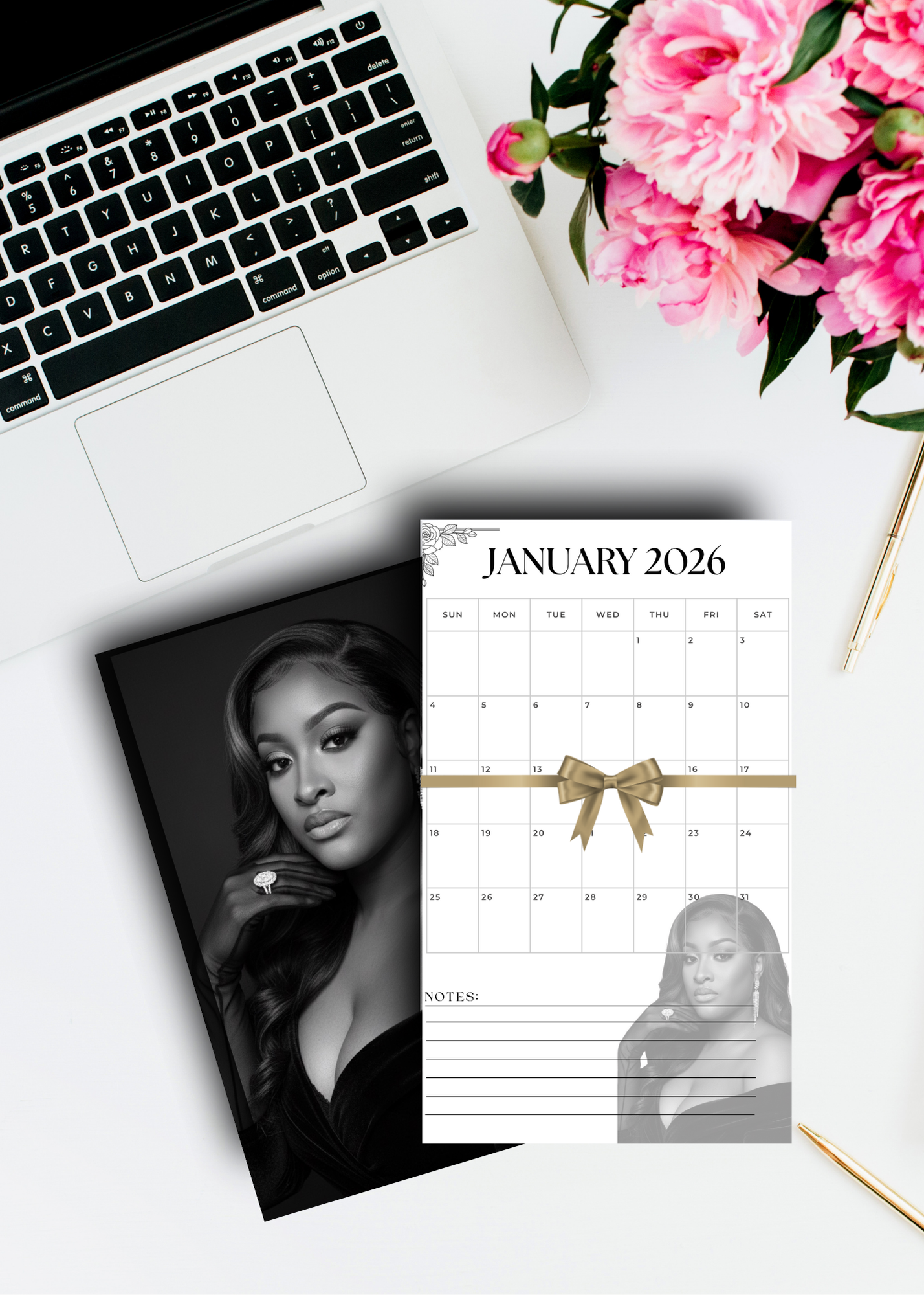 Custom Calendar Notepad Template Bundle | Editable Canva Templates | Digital Download | Start Your Notepad Business