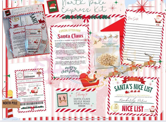 Santa Claus Kit –Christmas Activity for Kids 🎁