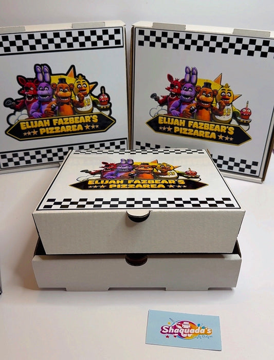 Custom Pizza Favor Boxes (7")