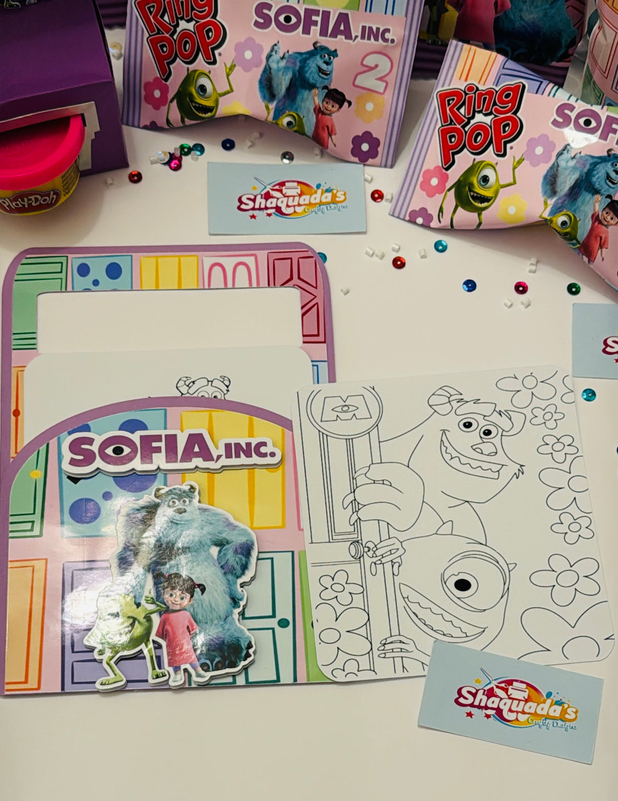 Coloring Pouches w/ Crayons