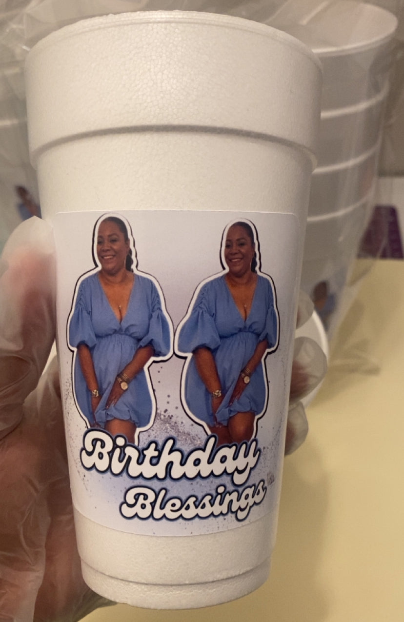 Custom 20oz Styrofoam Party Cups