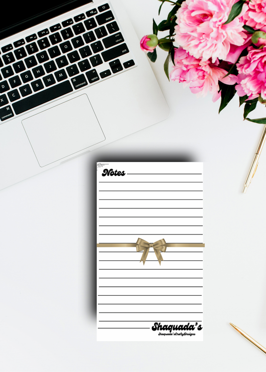 Personalized Tear-Away Notepad | Custom Name Notepad