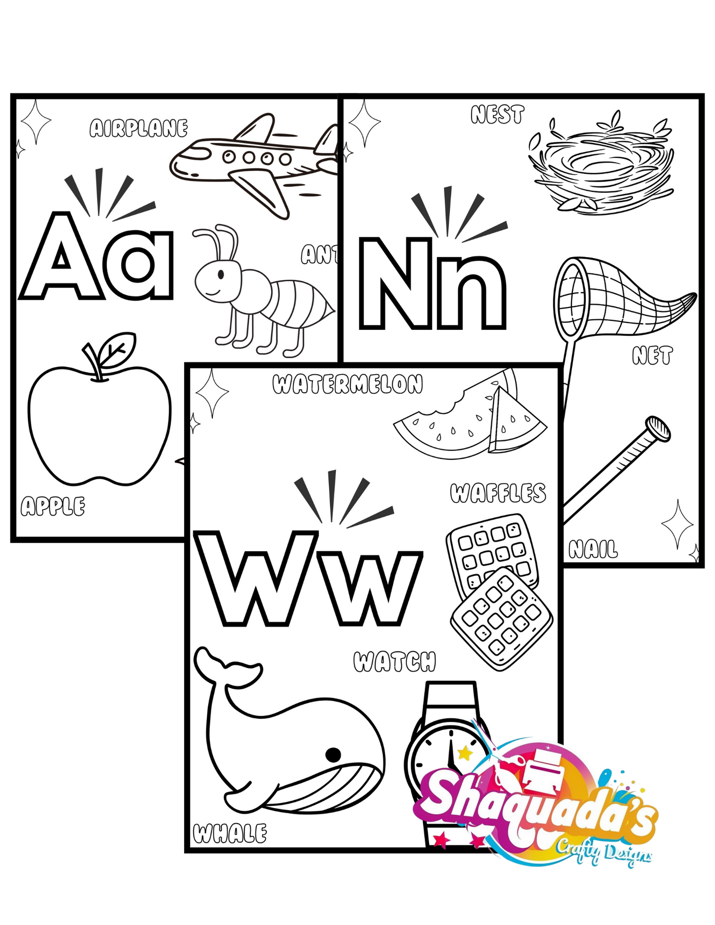 ABC Coloring Activity Booklet (PDF)