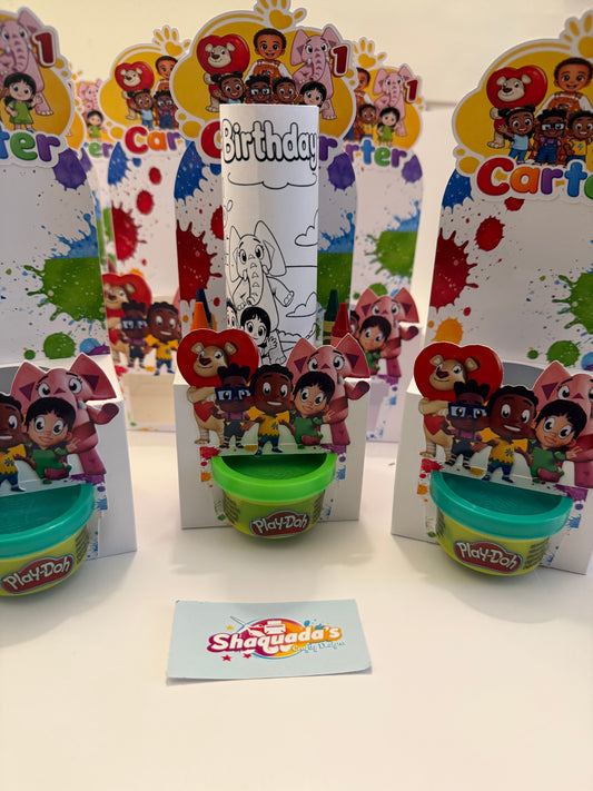 Play-Doh Activity Boxes w/ crayons & activity sheet