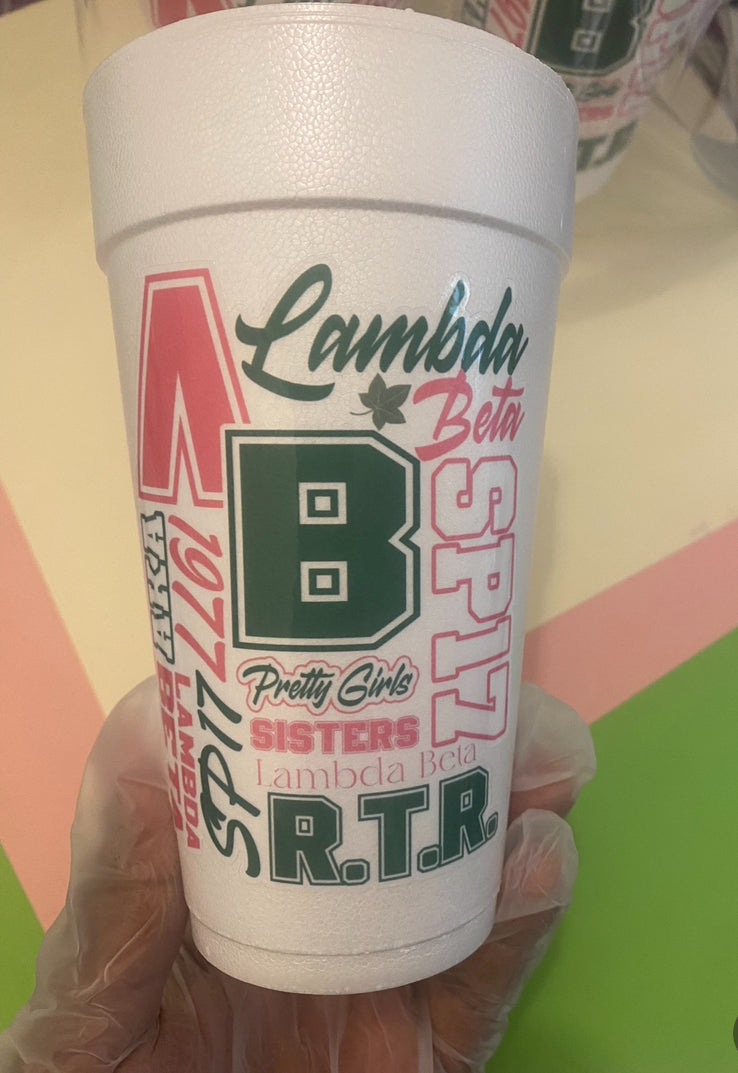Custom 20oz Styrofoam Party Cups