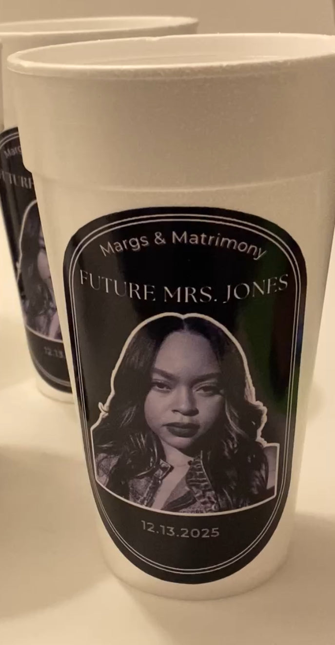 Custom 20oz Styrofoam Party Cups