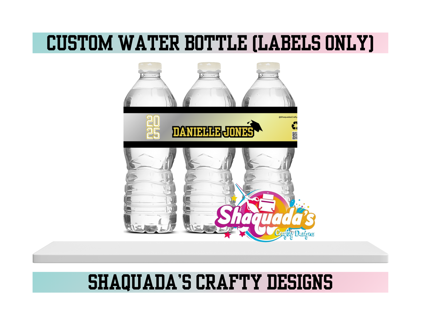 Custom Water Bottle (Labels Only)