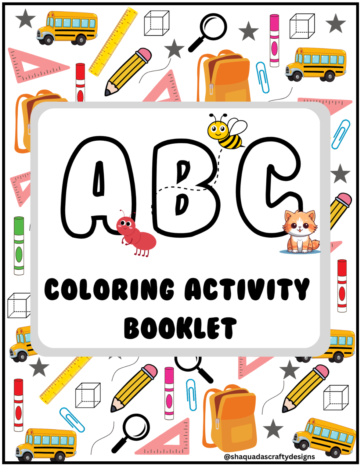 ABC Coloring Activity Booklet (PDF)