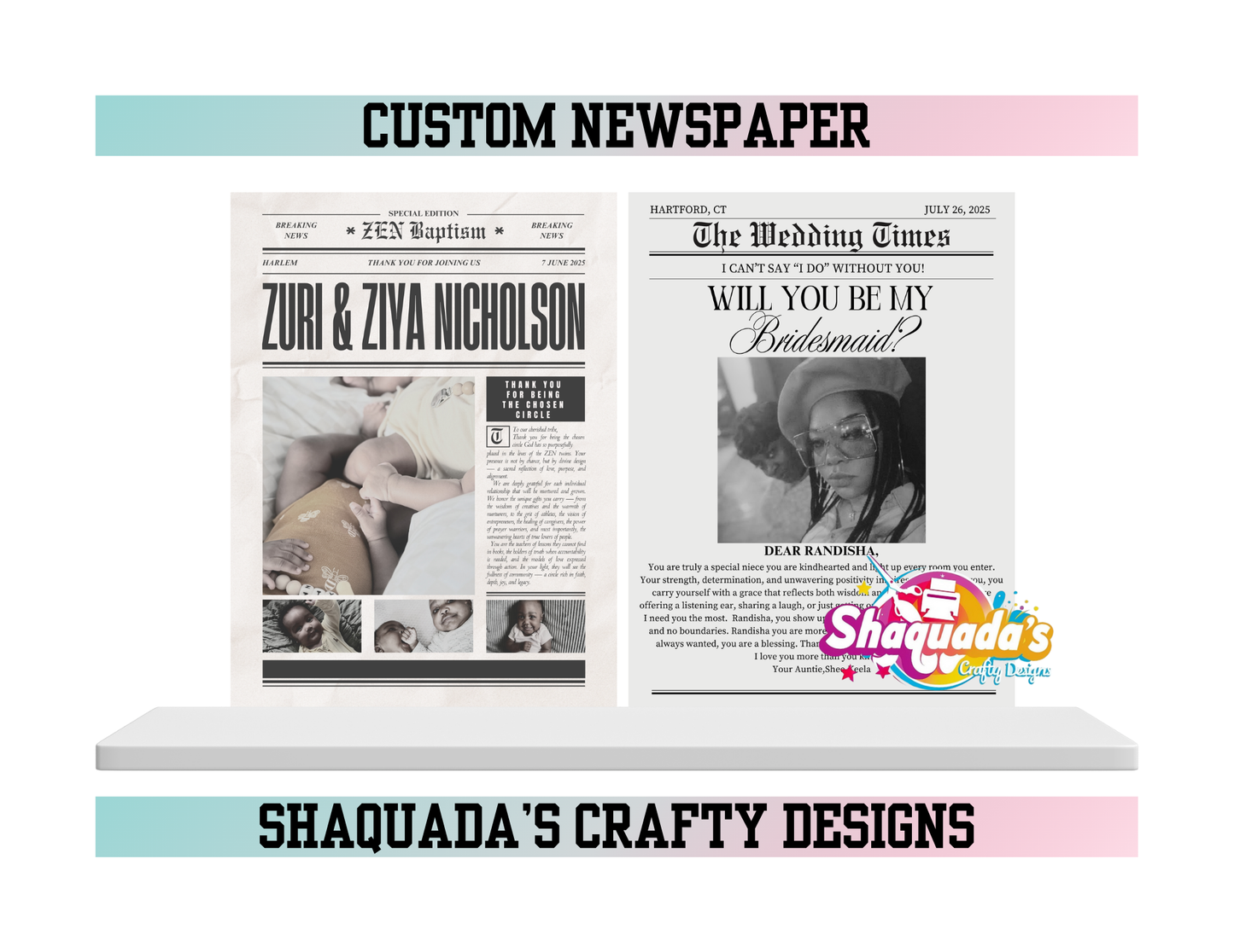 Custom Newspaper Prints
