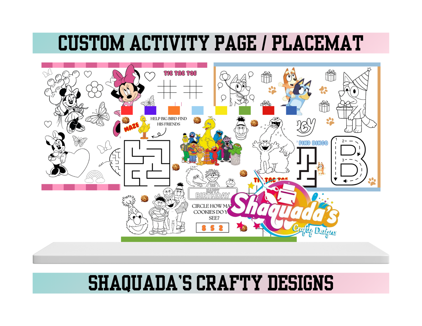 Custom Activity Page / Placemat