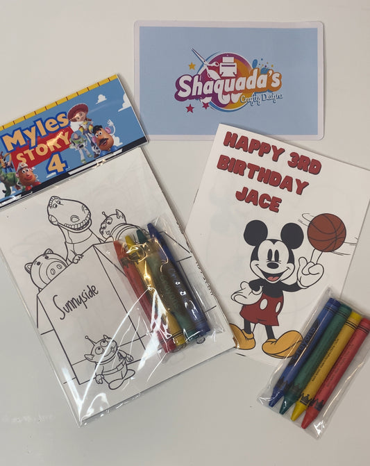 Activity Booklet with Top Label