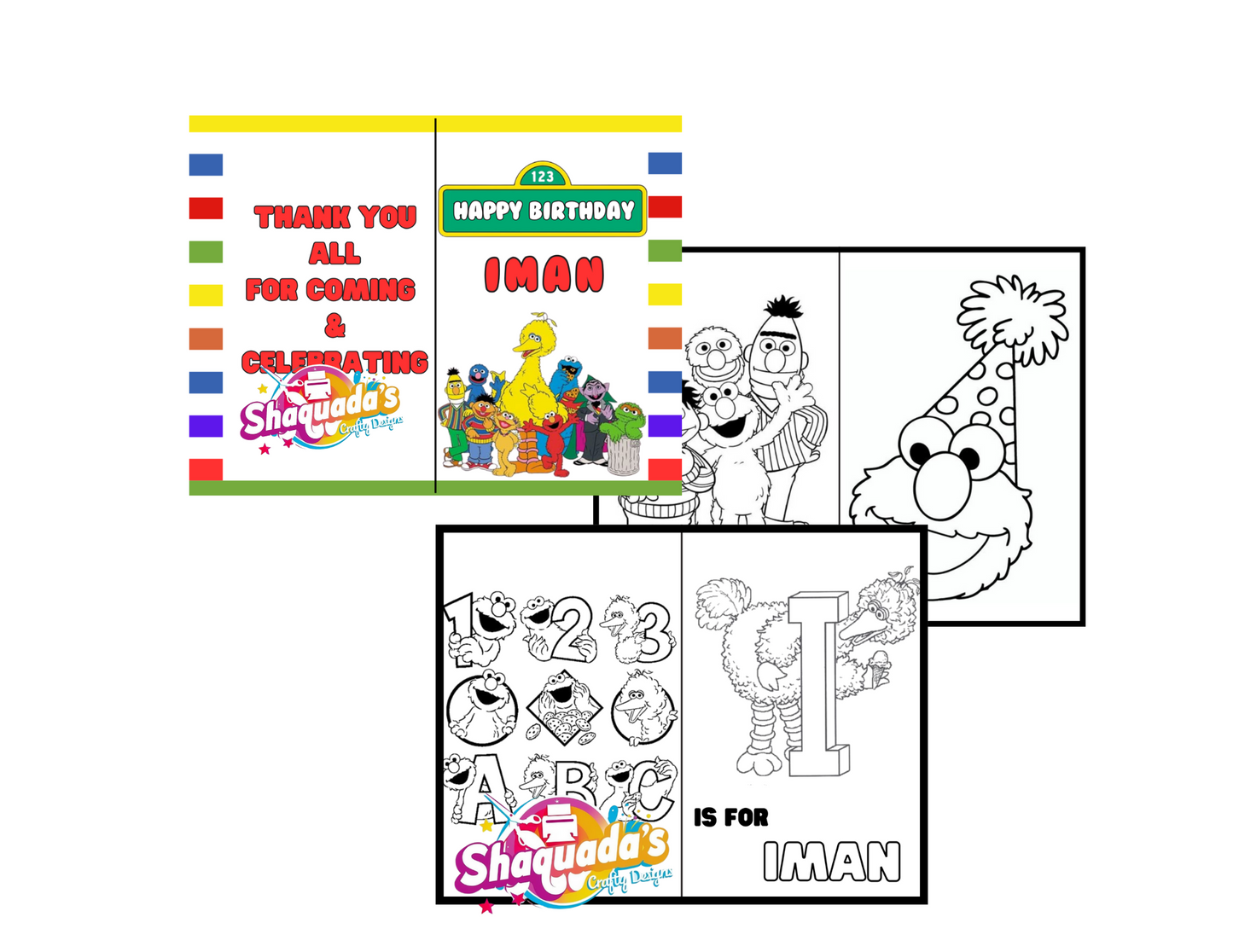 Custom Kids Coloring Booklet