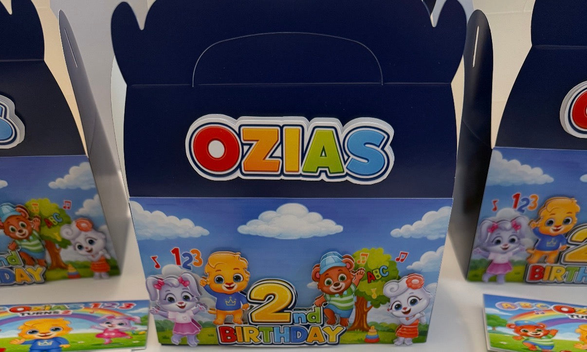 3D Custom Gable Favor Boxes